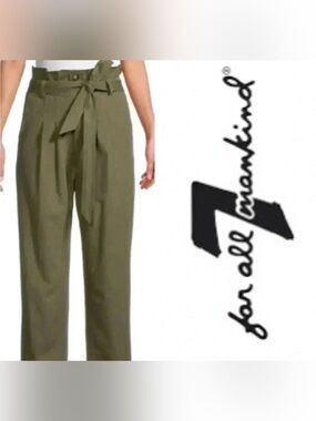 7 for all Mankind Paperbag khaki pants size M.